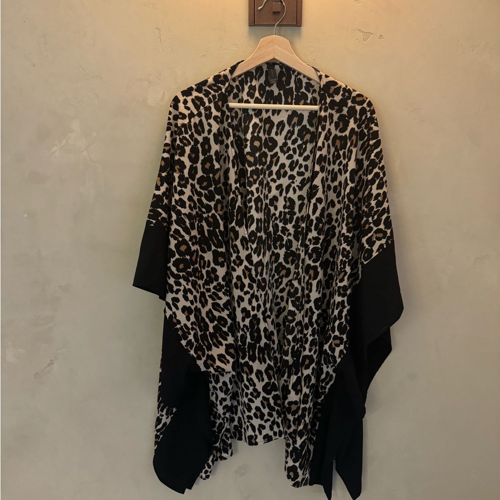 Lane Bryant Leopard Print Kimono